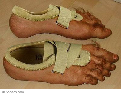 buty imitujące stopy